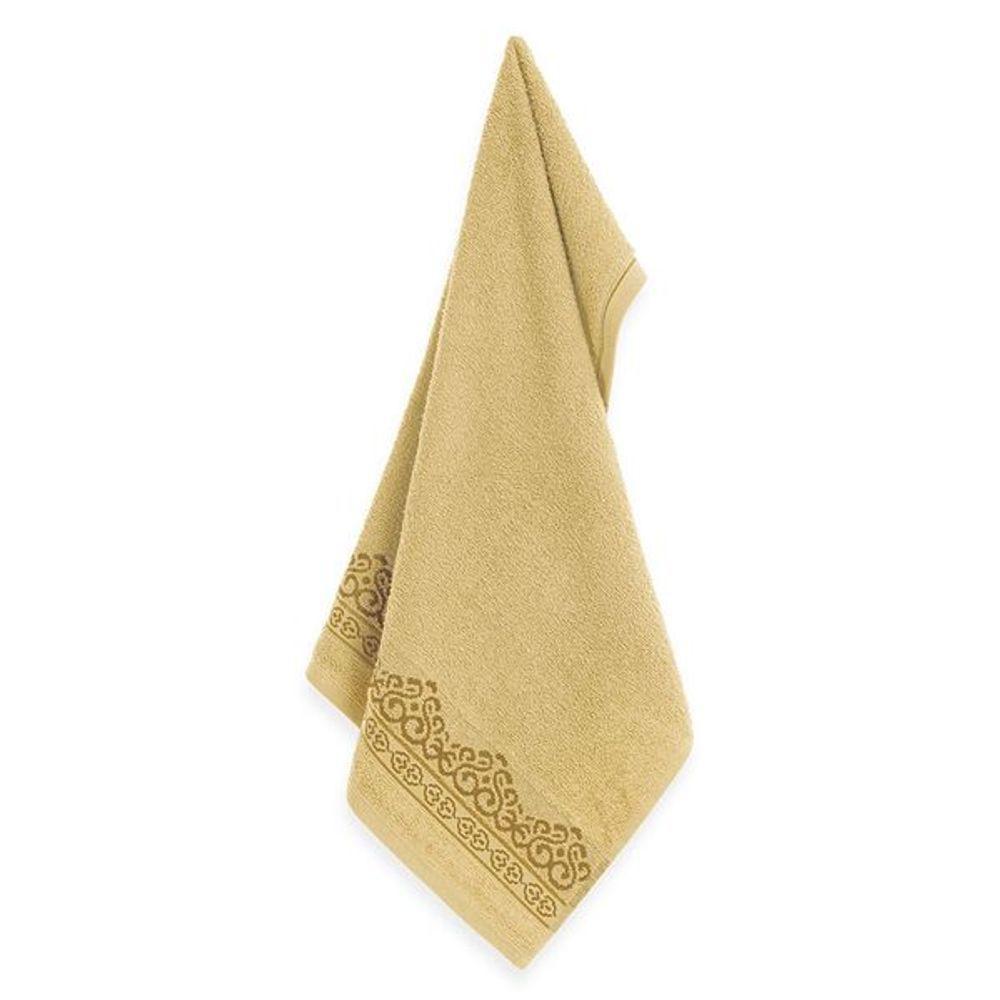 Toalha De Rosto Fio Cardado Mayan Duna/dourado - 1