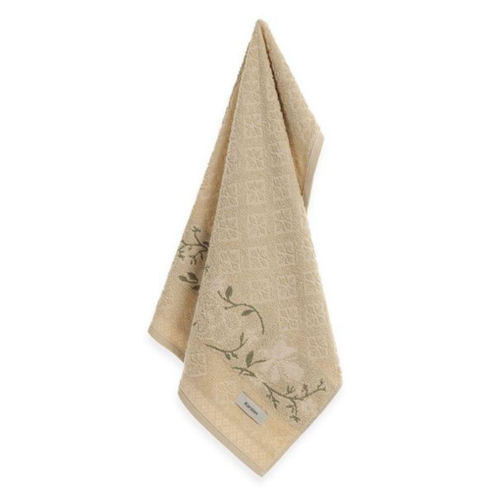 Toalha De Rosto Yuna Karsten Fio Cardado Grão/pérola - 2