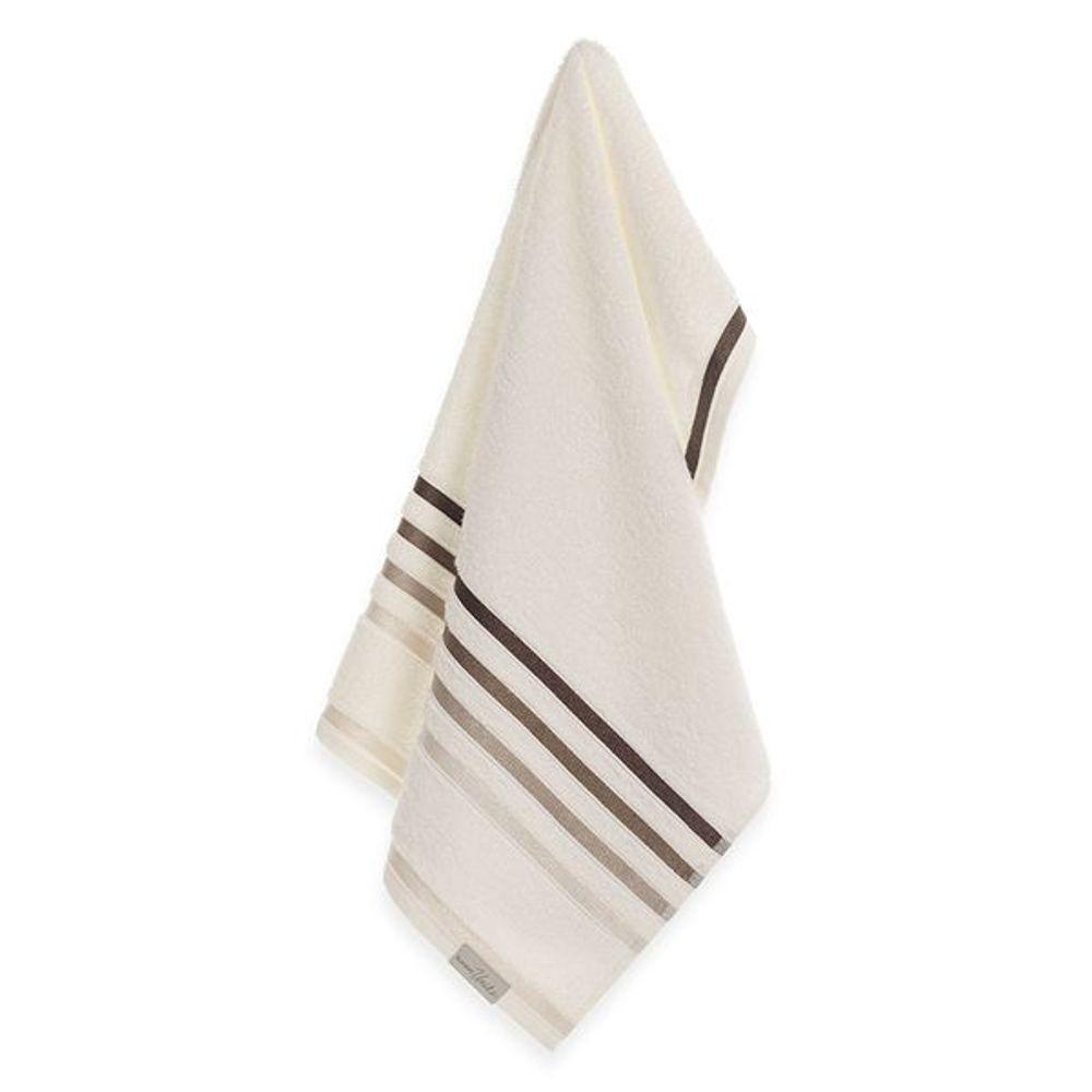 Toalha De Rosto Lumina Fio Penteado Max Karsten Ivory/greige - 2