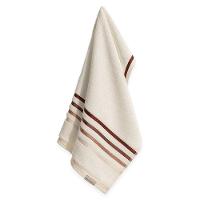 Toalha De Banho Lumina Fio Penteado Max Karsten Ivory/ferrugem - 1