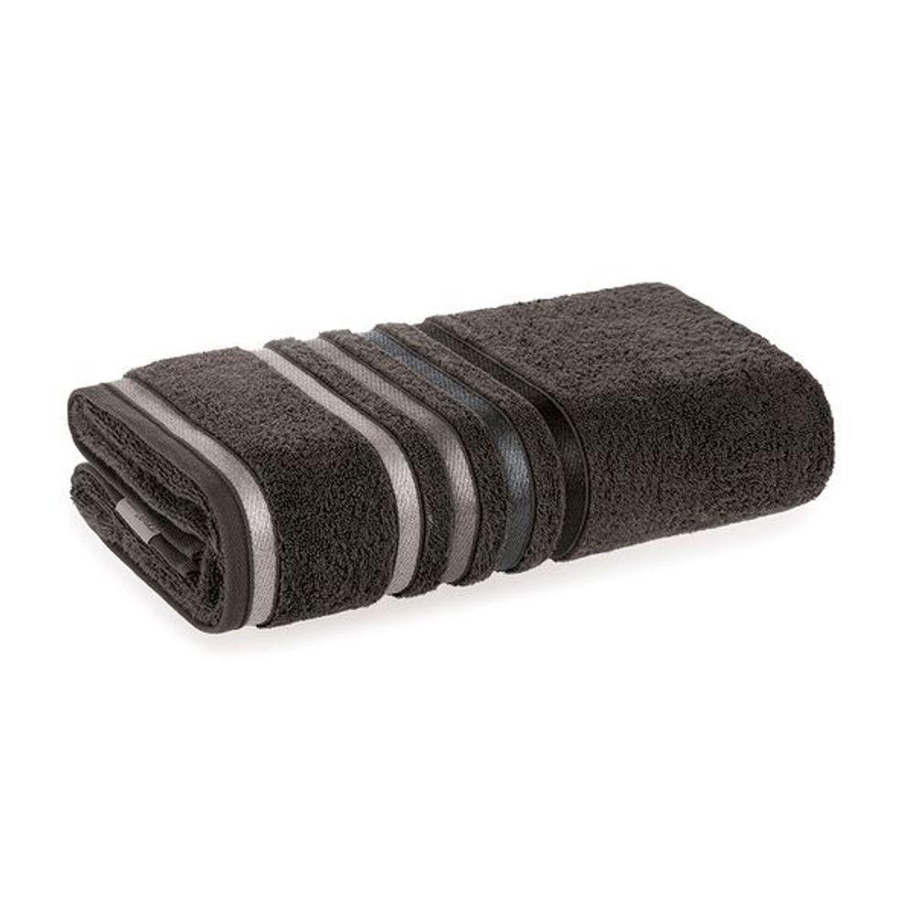 Toalha De Rosto Lumina Fio Penteado Max Karsten Carbono/cinza - 1