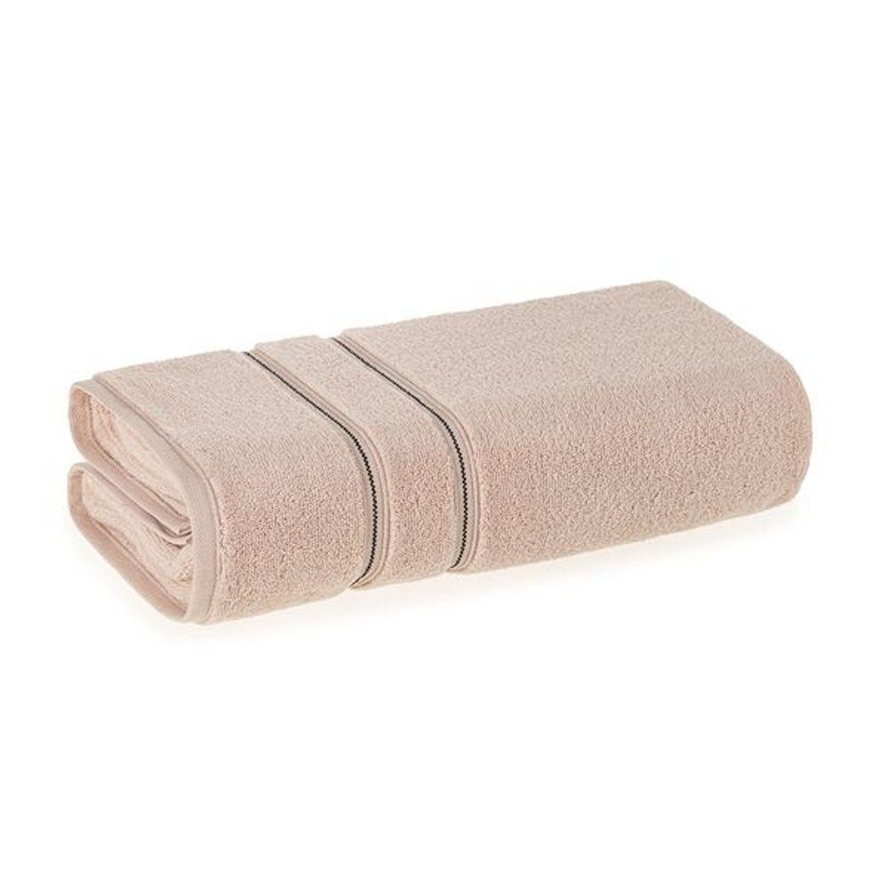 Toalha Banhão Fio Zero Twist 100% Algodão Plaza Rosé/preto - 1