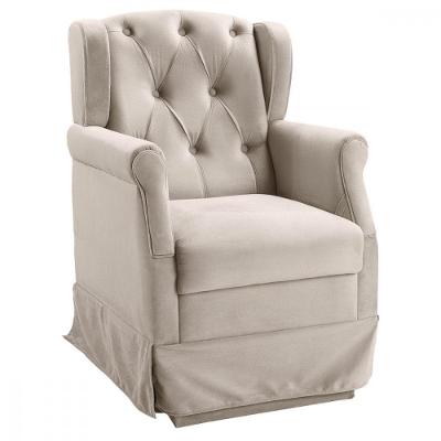 Poltrona De Balanço Para Amamentação Ternura Corano Bege Bege