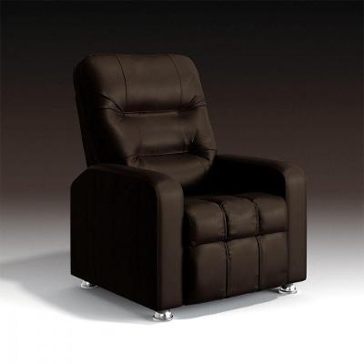 Poltrona Do Papai Reclinável Maldivas Corino - Star Confort Marrom