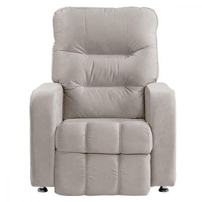 Poltrona Reclinavel Do Papai Maldivas Veludo Marfim Marfim