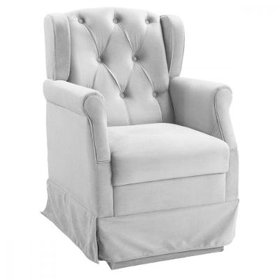 Poltrona De Balanço Para Amamentação Ternura Corano Branco Branco