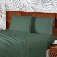 Coordenado Cobre Leito King E Lençol Diplomata 7 Peças - Verde - 100% Poliéster - 7