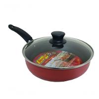 Frigideira Antiaderente Alta 20cm Tampa De Vidro Azul Docesa - 1