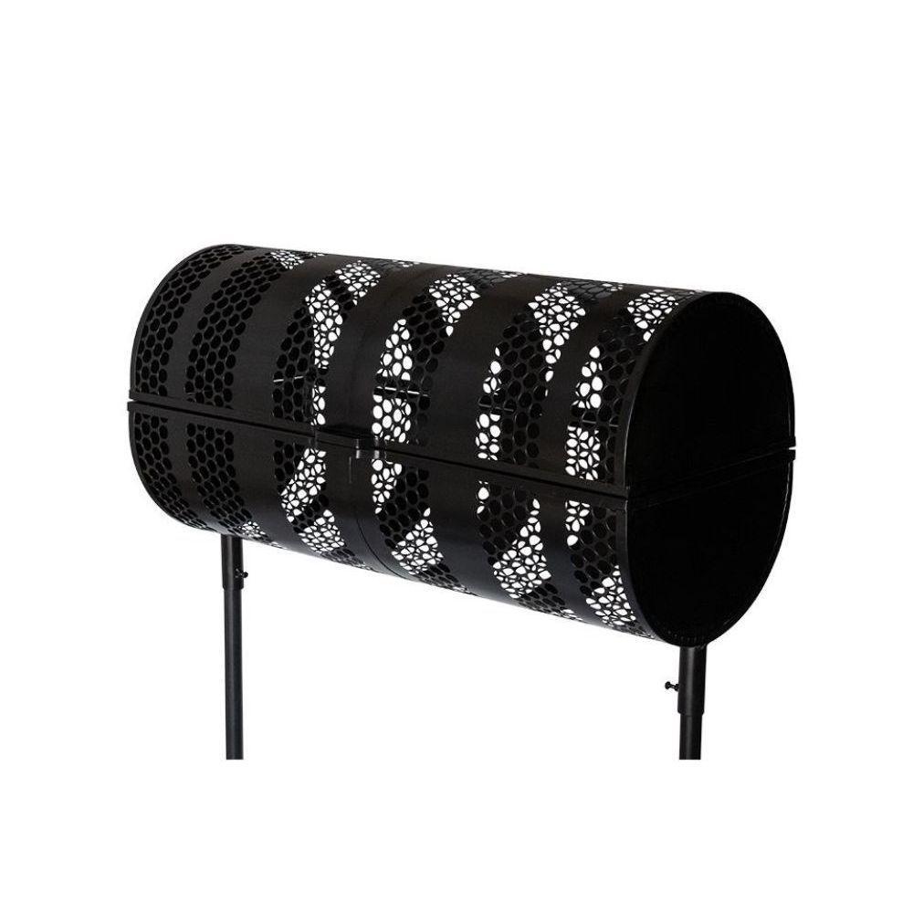 Lixeira De Rua Com Tampa Para Calçada Passeio 1mt 45x40x100cm - 1