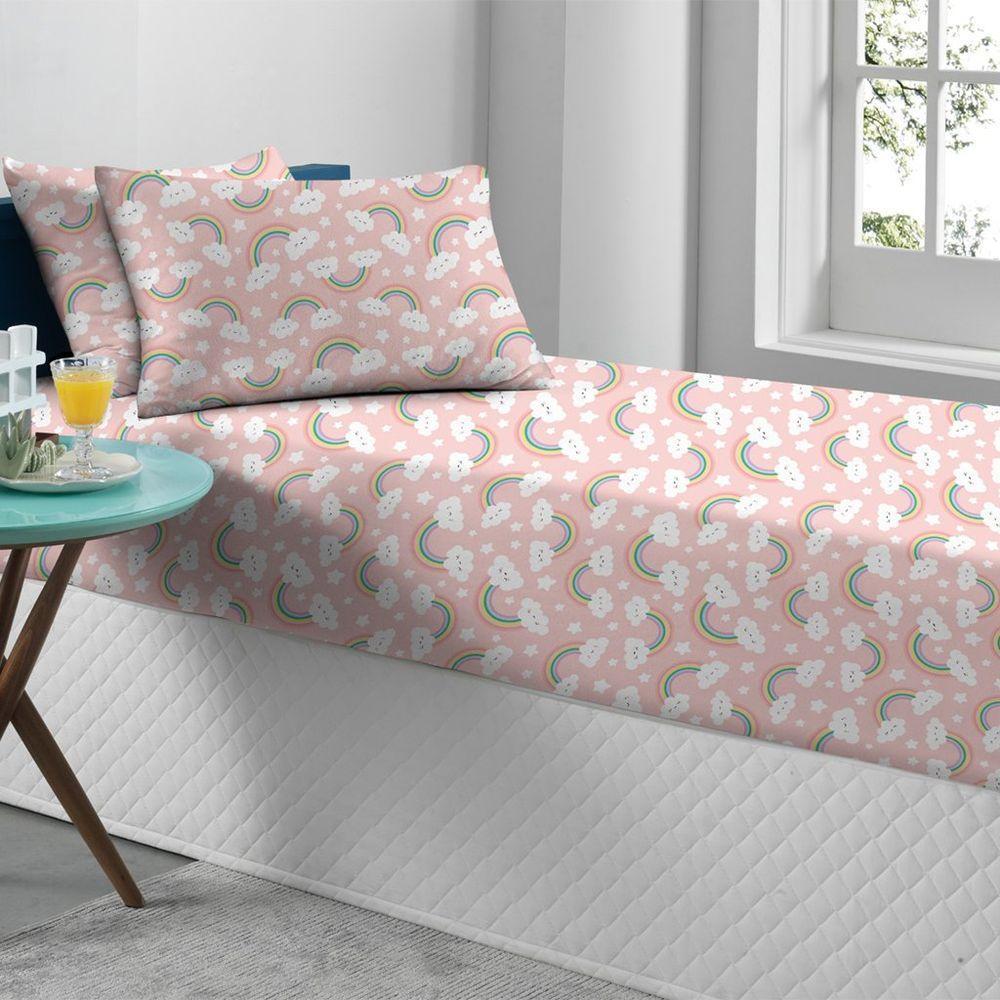 Fronha Avulsa Doce Vida Kids 48x68cm Malha 70% Algodão 30% Poliéster Nuvem - 2