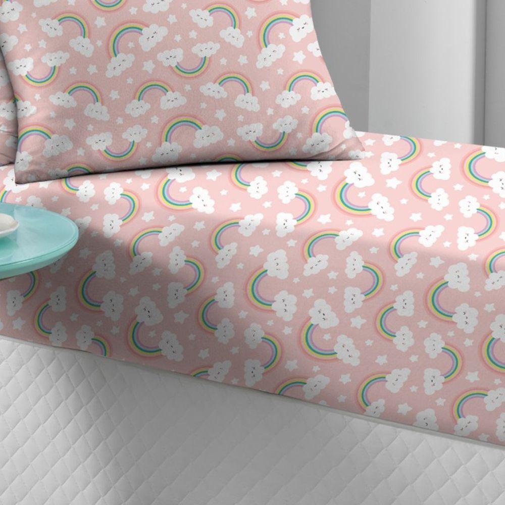 Fronha Avulsa Doce Vida Kids 48x68cm Malha 70% Algodão 30% Poliéster Nuvem - 4