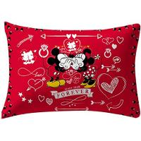 Fronha Avulsa Mickey E Minnie 100% Algodão 48x68cm Vermelho - 1