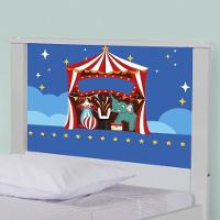 Bicama Juvenil Adesivada Circo Com Colchões