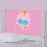 Bicama Juvenil Adesivada Bailarina Clássica Com Colchões