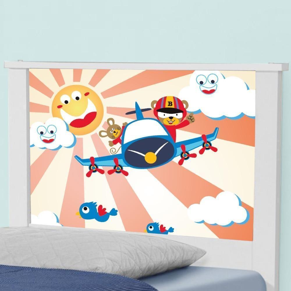 Bicama Juvenil Adesivada Patrulha Ursinhos Com Colchões - 4