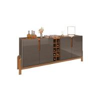 Buffet 4 Portas Adega Ranger Cinza Perola Cedro - 3