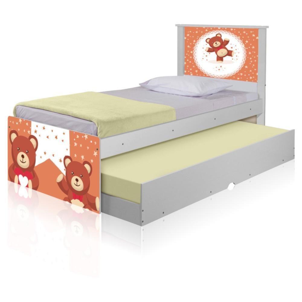 Bicama Juvenil Adesivada Ursinhos De Pelúcia Com Colchões - 2