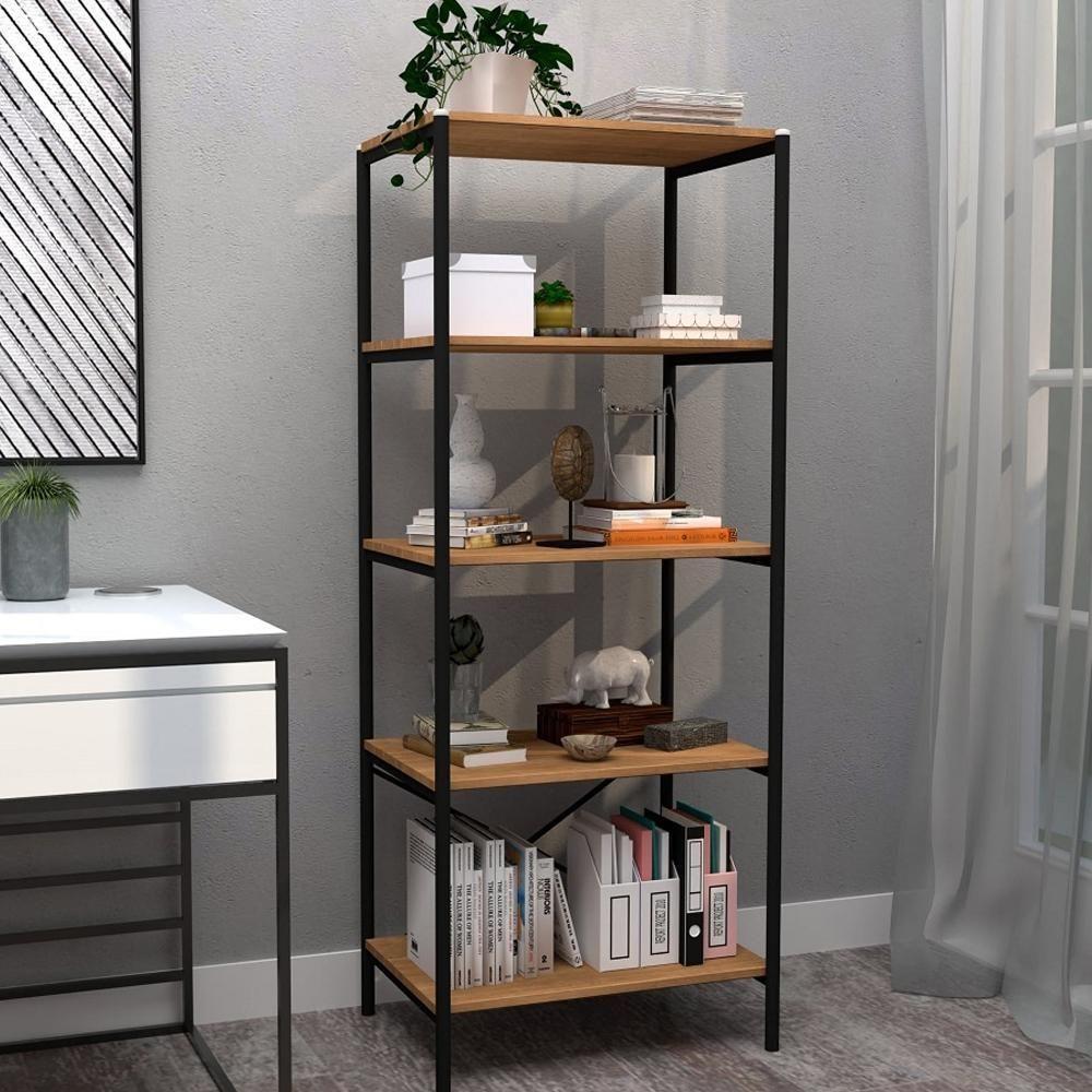 Armario Multiuso Industrial Mineta Com 5 Prateleiras Preto - 1