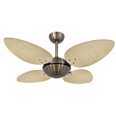 Ventilador de Teto Casa H 3 Velocidades Bronze Volare Office Petalo Palmae 110V