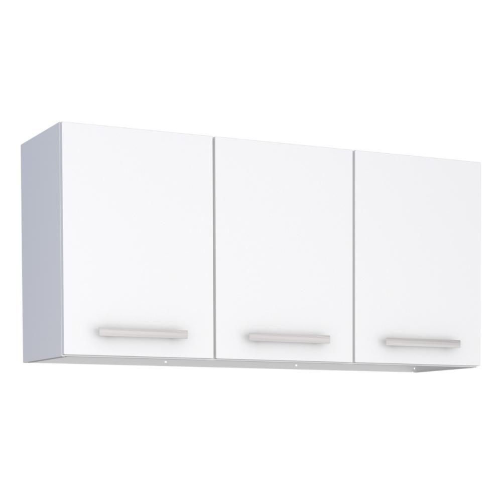 Armário Suspenso 3 Portas Codajás Branco - 1