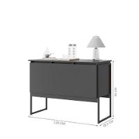 Buffet Classico Com 3 Portas Veneza Preto Onix - 2
