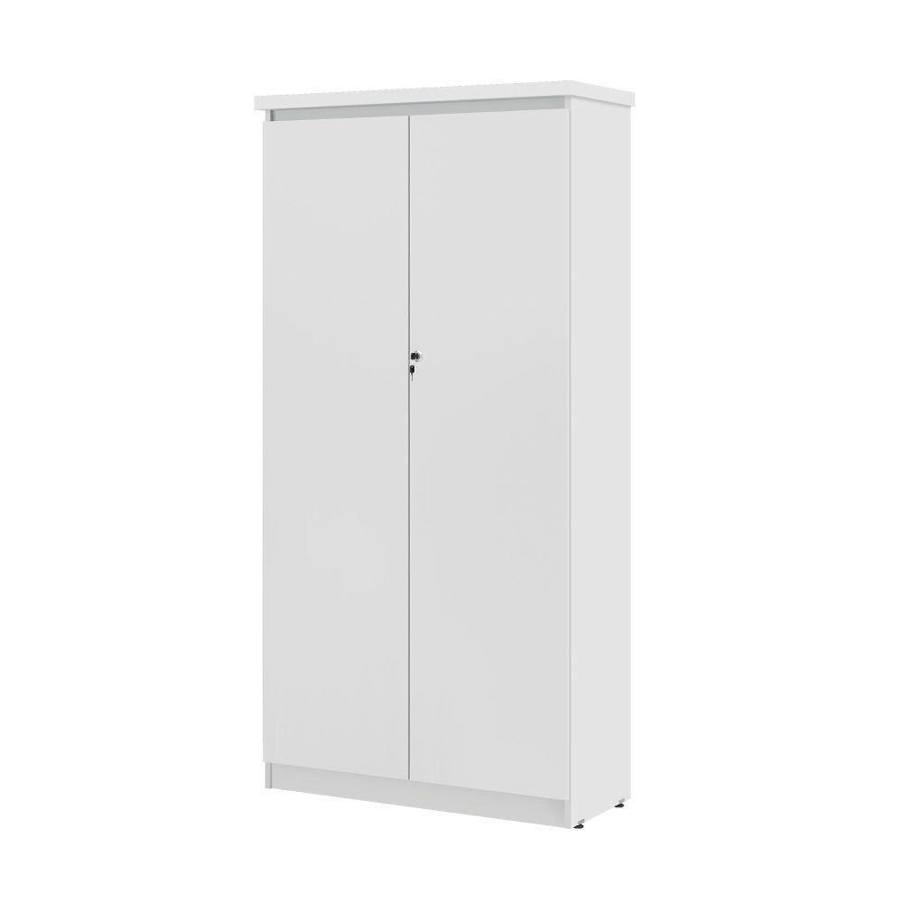 Armario Com 2 Portas 4 Prateleiras Emir Branco - 1