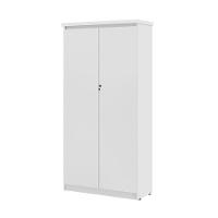 Armario Com 2 Portas 4 Prateleiras Emir Branco - 1