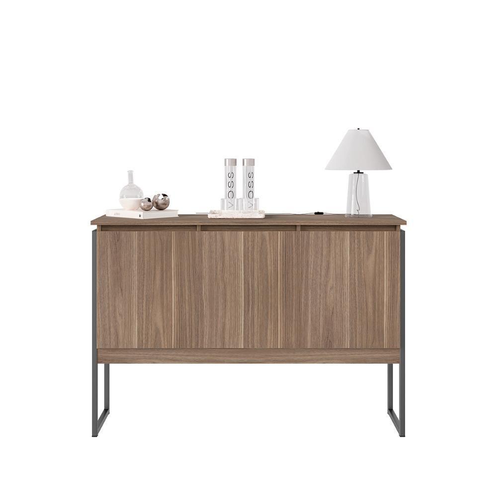 Buffet Classico Com 3 Portas Veneza Affara Preto - 4