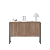 Buffet Classico Com 3 Portas Veneza Affara Preto - 4