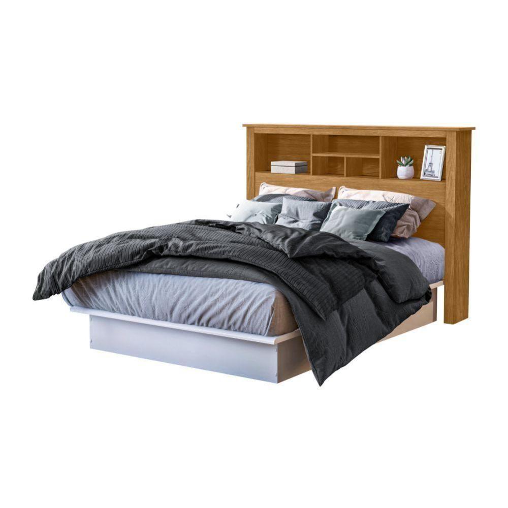 Cabeceira Com Nichos Casal Zenit 1.40 Nature - 4