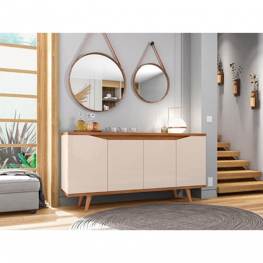 Buffet Louise Off White Cedro 4 Portas - 4