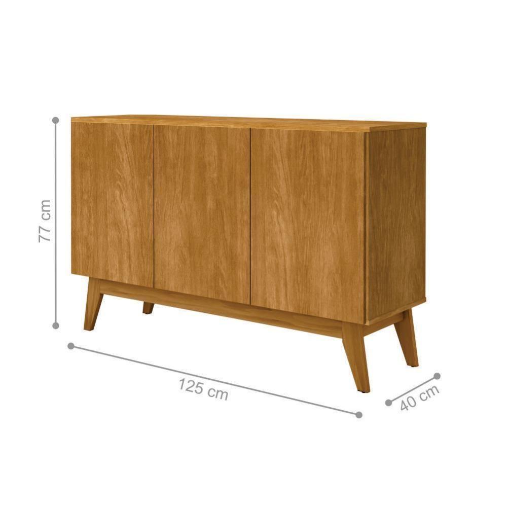 Buffet Aparador Sporting 3 Portas Nature - 2