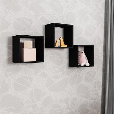 3 Nichos De Parede Para Decoração Preto