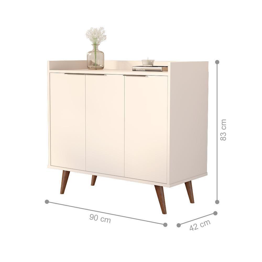 Buffet Com 3 Portas Kanshipur Perola - 2