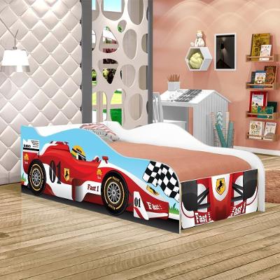 Cama Carro Corrida Fórmula 1 Kids Solteiro