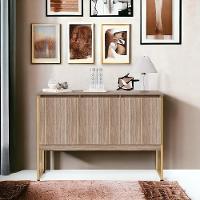 Buffet Classico Com 3 Portas Veneza Affara Dourado - 1