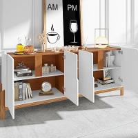 Buffet 4 Portas Adega Ranger Branco Cedro - 6