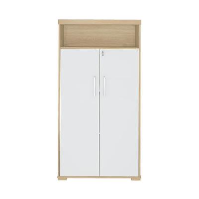 Armário Com Nichos Ischia Carvalho Branco