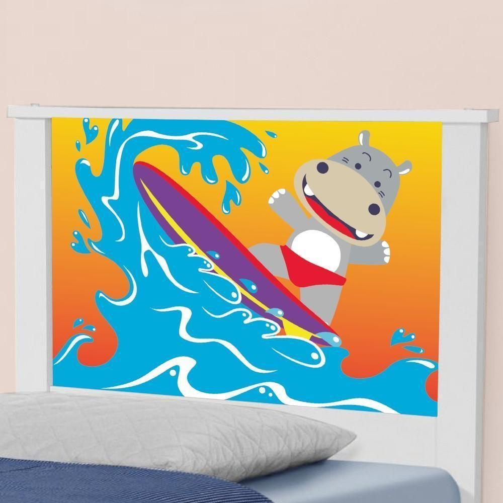 Bicama Juvenil Adesivada Surfista Com Colchões - 4