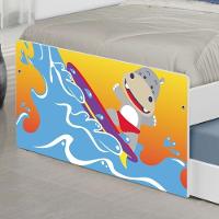 Bicama Juvenil Adesivada Surfista Com Colchões - 5