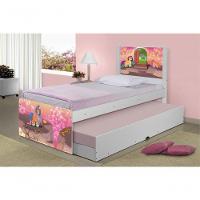 Bicama Juvenil Adesivada Unicórnios Mágicos Com Colchões - 3