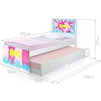 Bicama Solteiro Slime Menina Com Colchões - 3