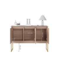 Buffet Classico Com 3 Portas Veneza Montana Dourado - 3