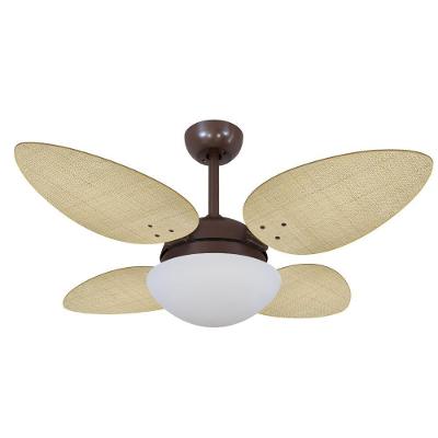 Ventilador de Teto Casa H Volare Petalo Palmae Natural 3 Velocidades Marrom 110V
