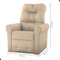 Poltrona Reclinável Para Descanso Thalia Corino Bege - 2