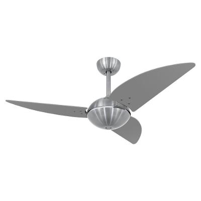 Ventilador de Teto Casa H Volare Office Class Titanio Branco 3 Velocidades 110V