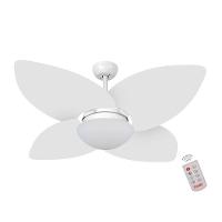 Ventilador De Teto Dormamu Branco Fosco 4 Pás Branco 220V Com Controle - 1