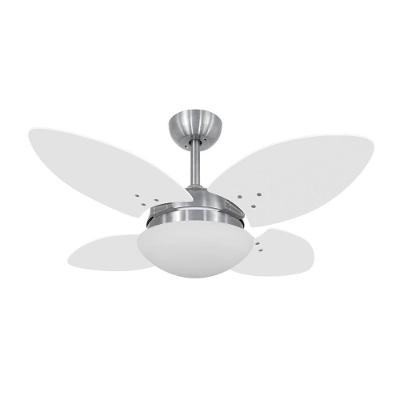 Ventilador de Teto Casa H Volare Mini Petalo 4 Pás Branco com 3 Velocidades 110V