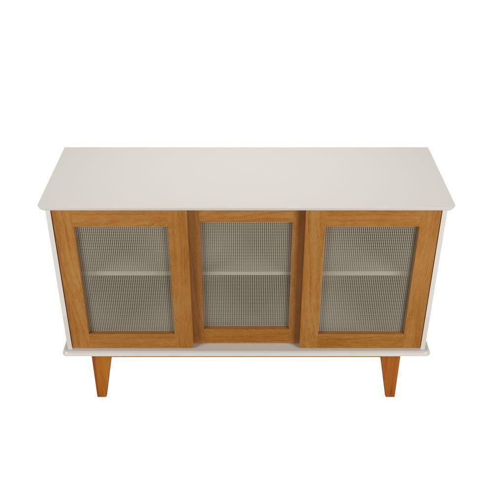 Buffet Aparador Sporting 3 Portas Off White Nature - 4