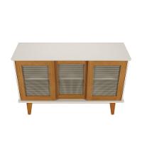 Buffet Aparador Sporting 3 Portas Off White Nature
